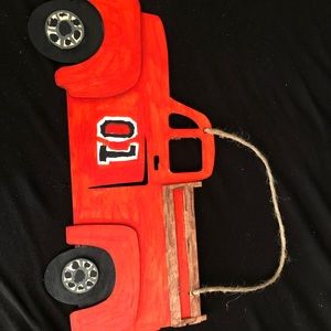 My painted wooden ‘53 chevy truck as general Lee.